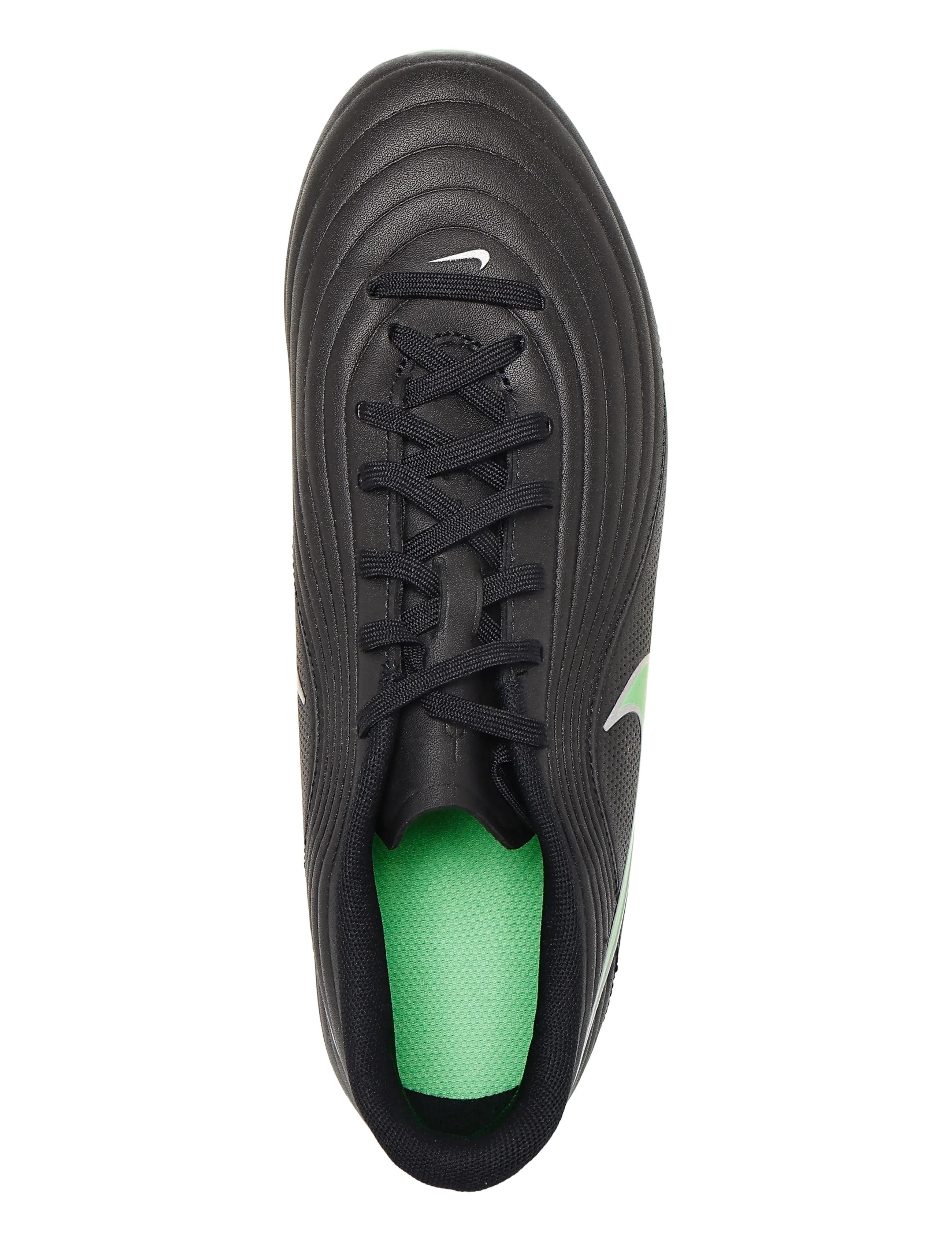 Nike - TIEMPO MAESTRO CLUB FG/MG - black/illusion green-black - 3