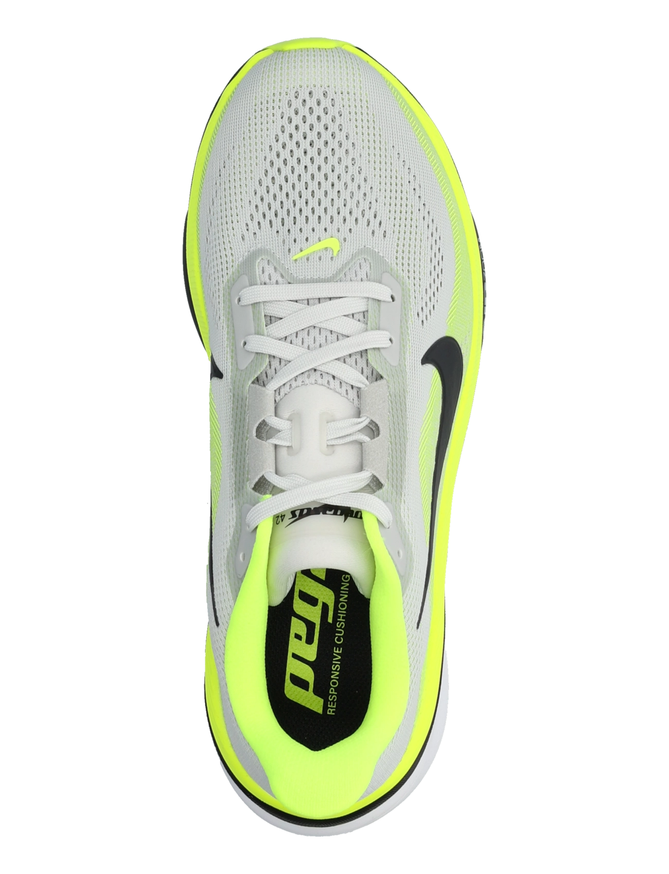 Nike - AIR ZOOM PEGASUS 42 - running shoes - photon dust/black-volt-white - 3