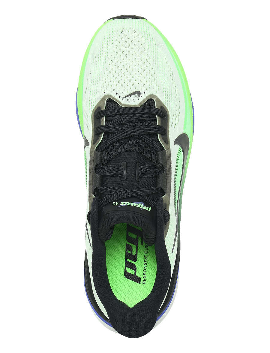 Nike - AIR ZOOM PEGASUS 42 - löparskor - volt tint/black spruce-sapphir - 2