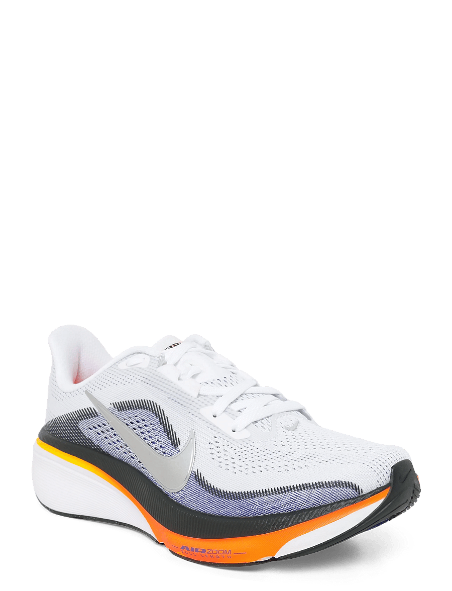 Nike - AIR ZOOM PEGASUS 42 - running shoes - white/metallic silver-lapis-to - 0