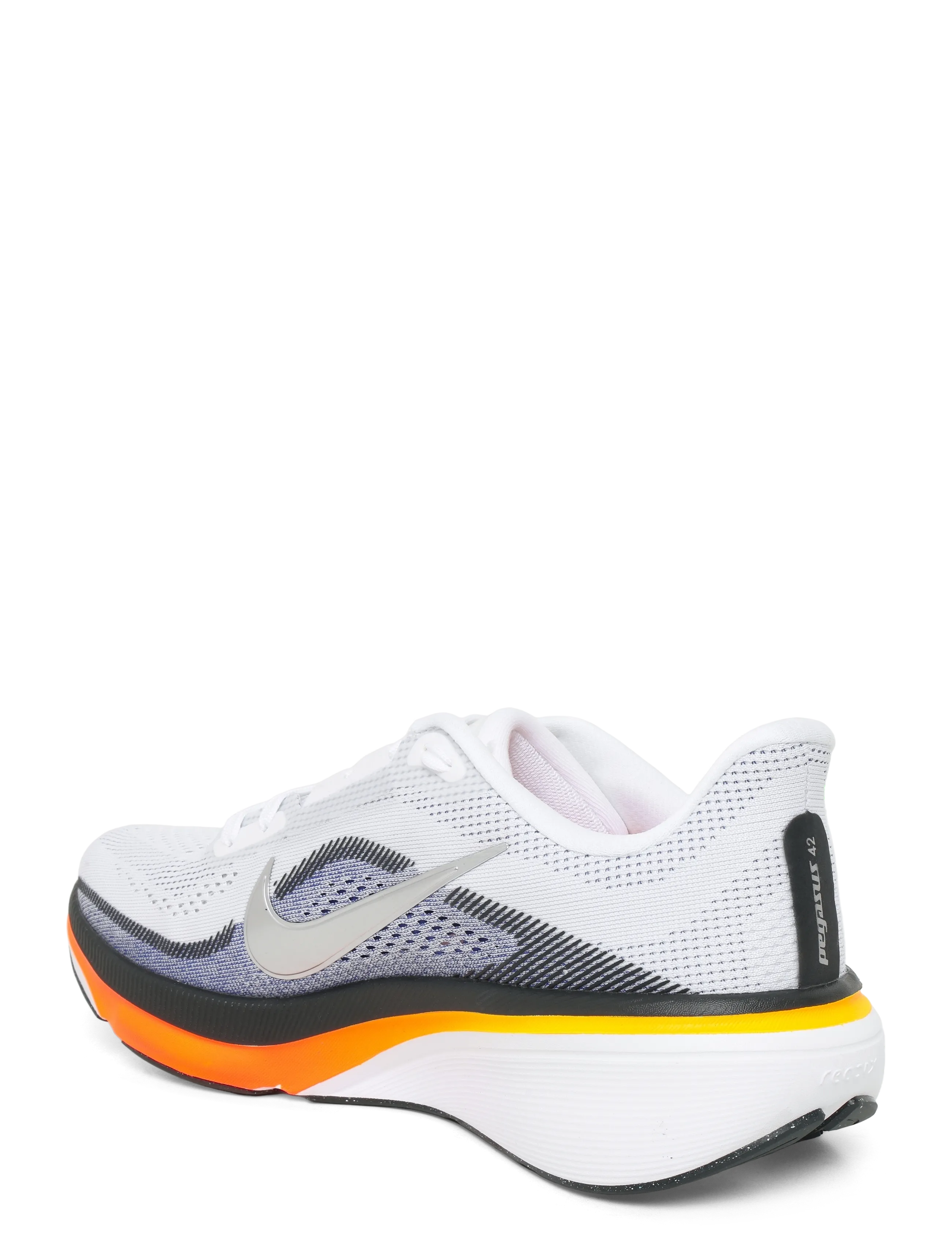 Nike - AIR ZOOM PEGASUS 42 - running shoes - white/metallic silver-lapis-to - 1