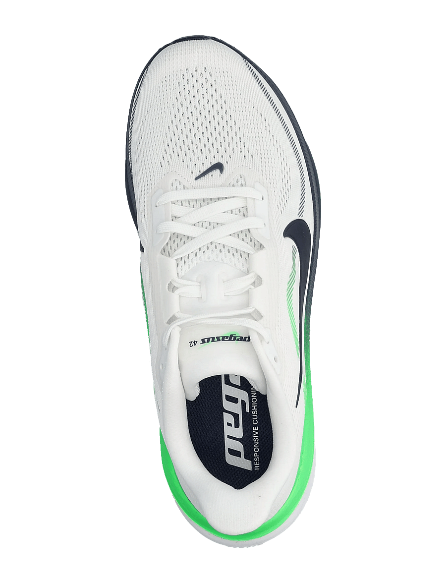 Nike - AIR ZOOM PEGASUS 42 - laufschuhe - white/midnight navy-green spar - 3