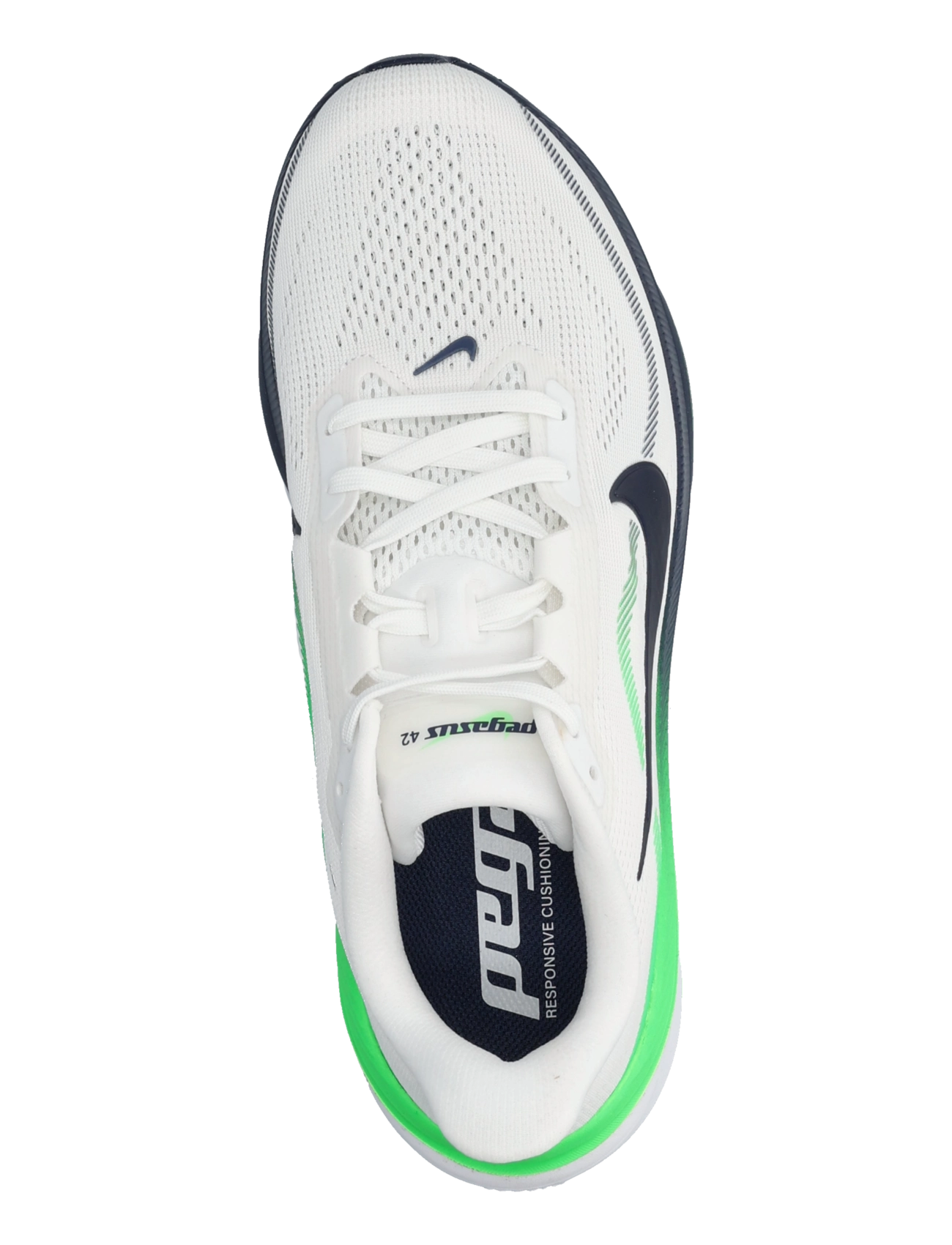 Nike - AIR ZOOM PEGASUS 42 - laufschuhe - white/midnight navy-green spar - 3