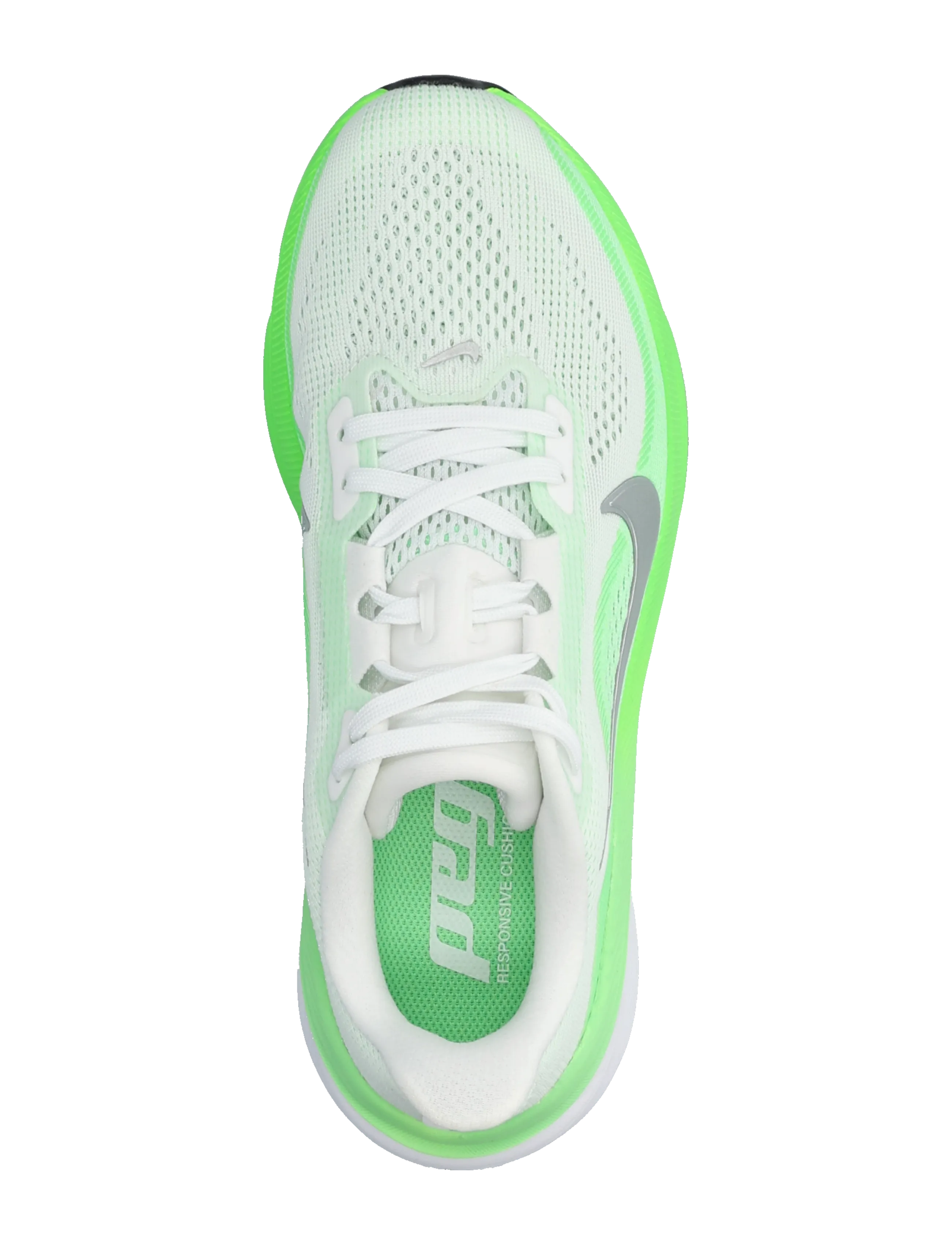 Nike - Nike Pegasus 42 Women's Road R - laufschuhe - white/metallic silver-green st - 3