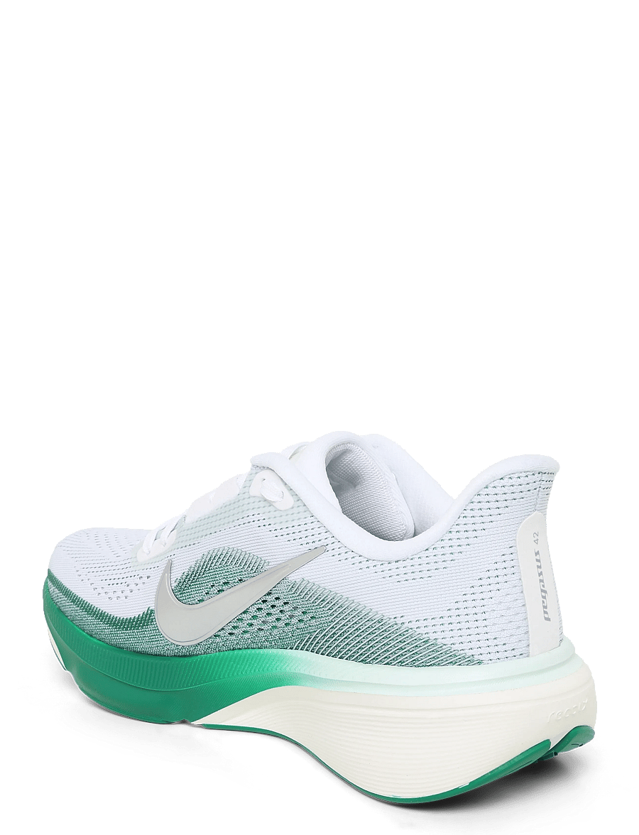 Nike - W NIKE AIR ZOOM PEGASUS 42 - løbesko - white/metallic silver-malachit - 1