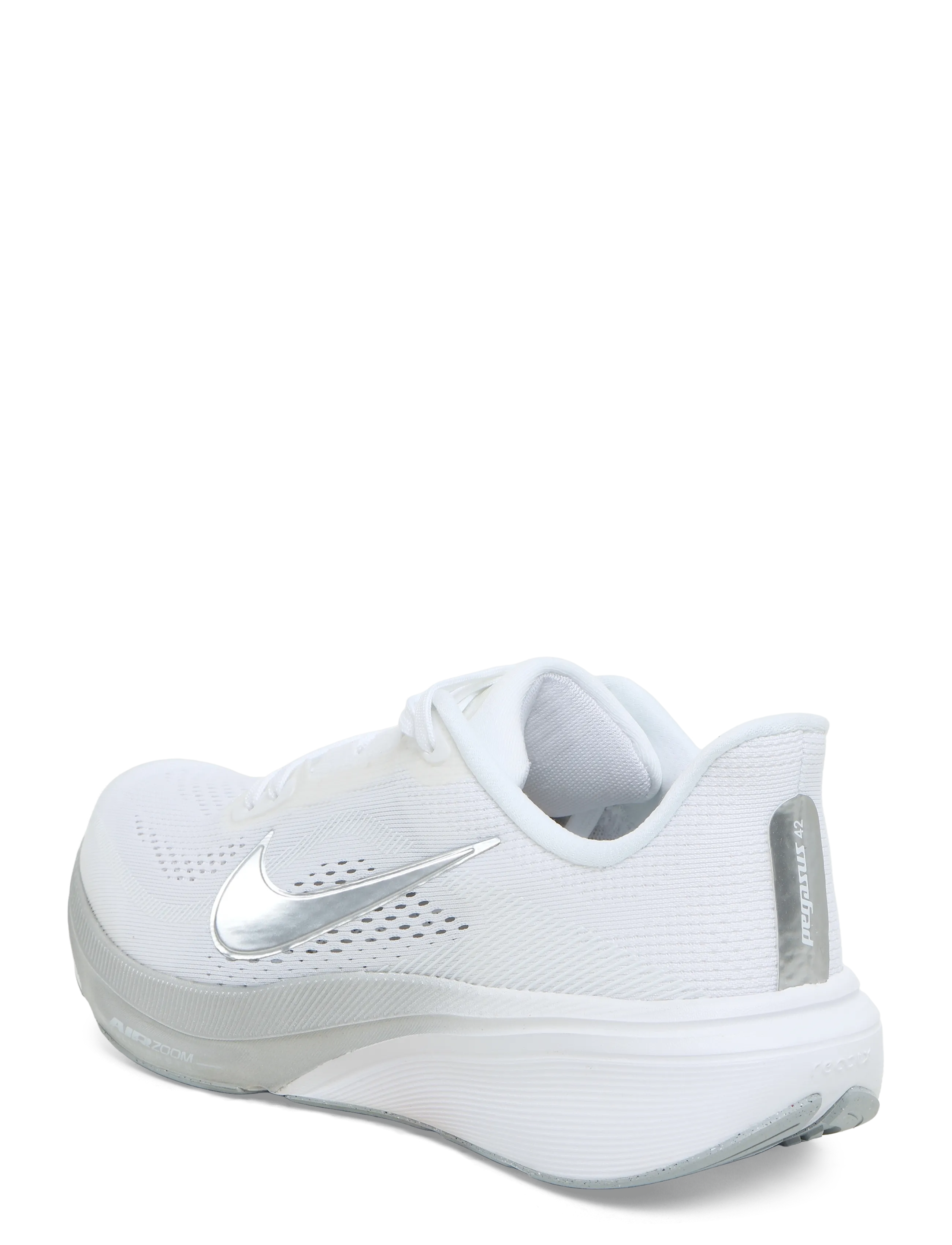 Nike - Nike Pegasus 42 Women's Road R - løbesko - white/metallic silver-wolf gre - 1