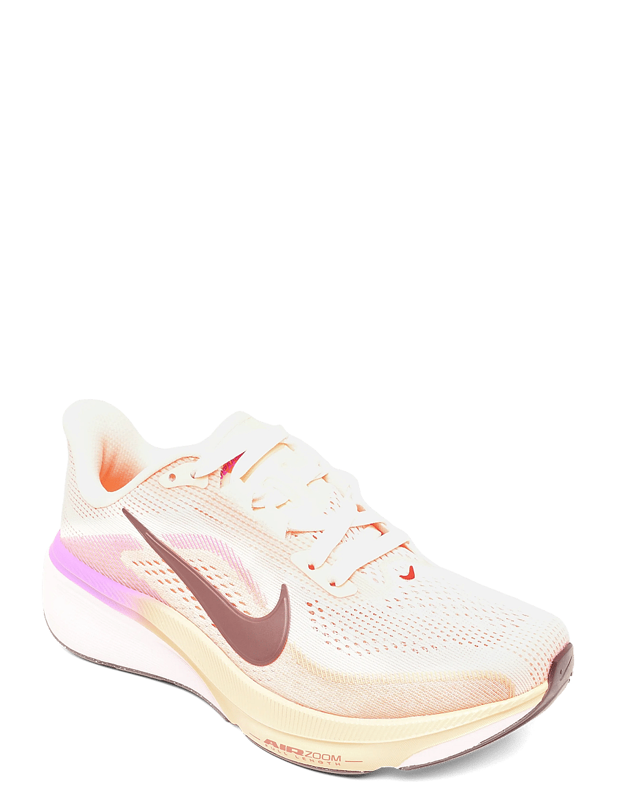 Nike - W NIKE AIR ZOOM PEGASUS 42 - løbesko - chalk/tattoo-orange pulse-brig - 0