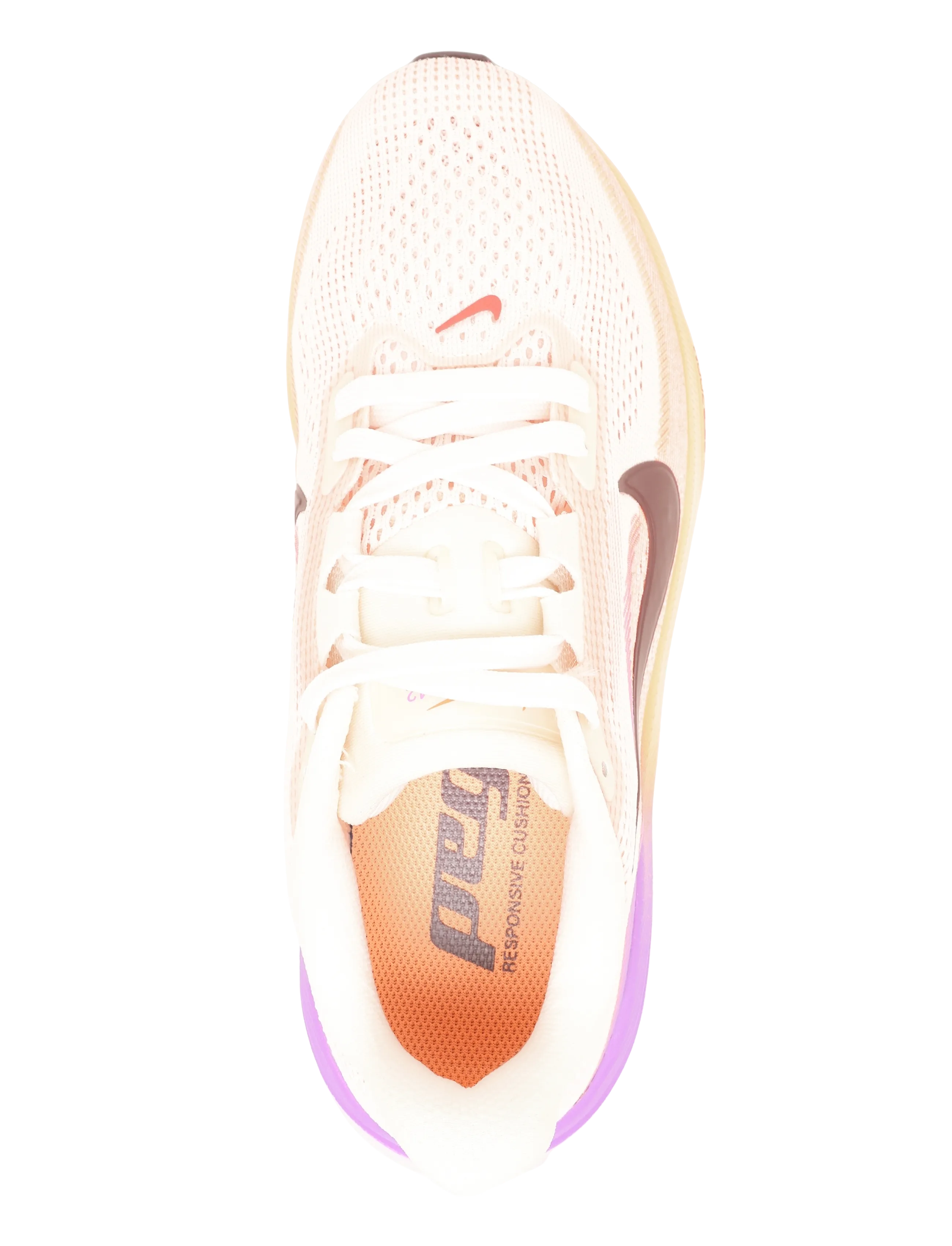 Nike - W NIKE AIR ZOOM PEGASUS 42 - jooksujalatsid - chalk/tattoo-orange pulse-brig - 3