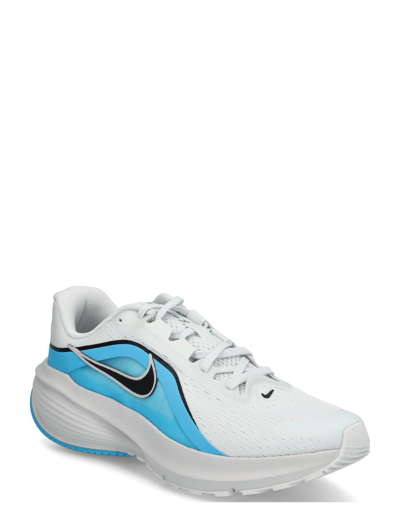 Nike NIKE DOWNSHIFTER 14 - Running Shoes - OFF WHITE/BLACK-LT CURRENT BLU / white