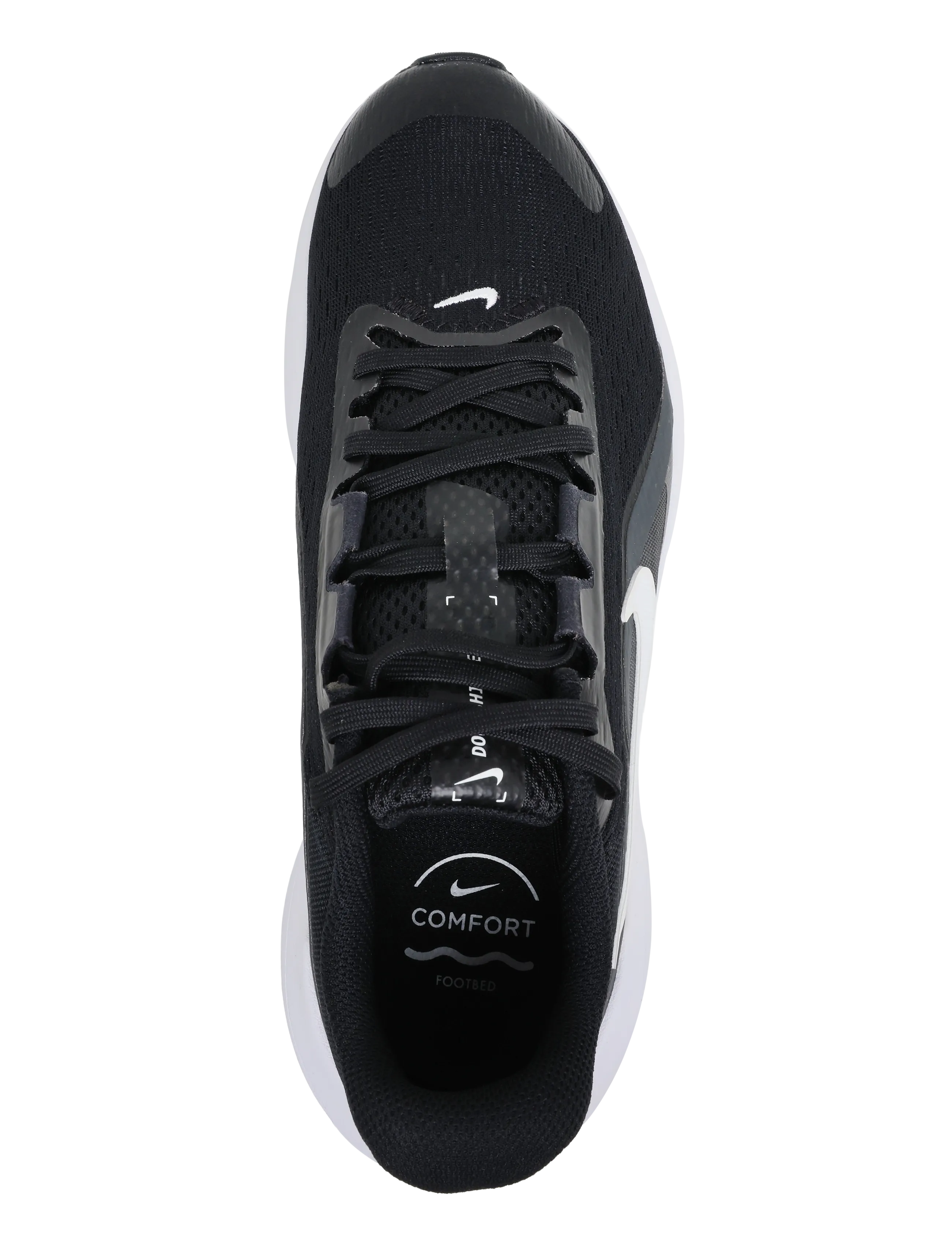 Nike - NIKE DOWNSHIFTER 14 - løbesko - black/white-anthracite-wolf gr - 3