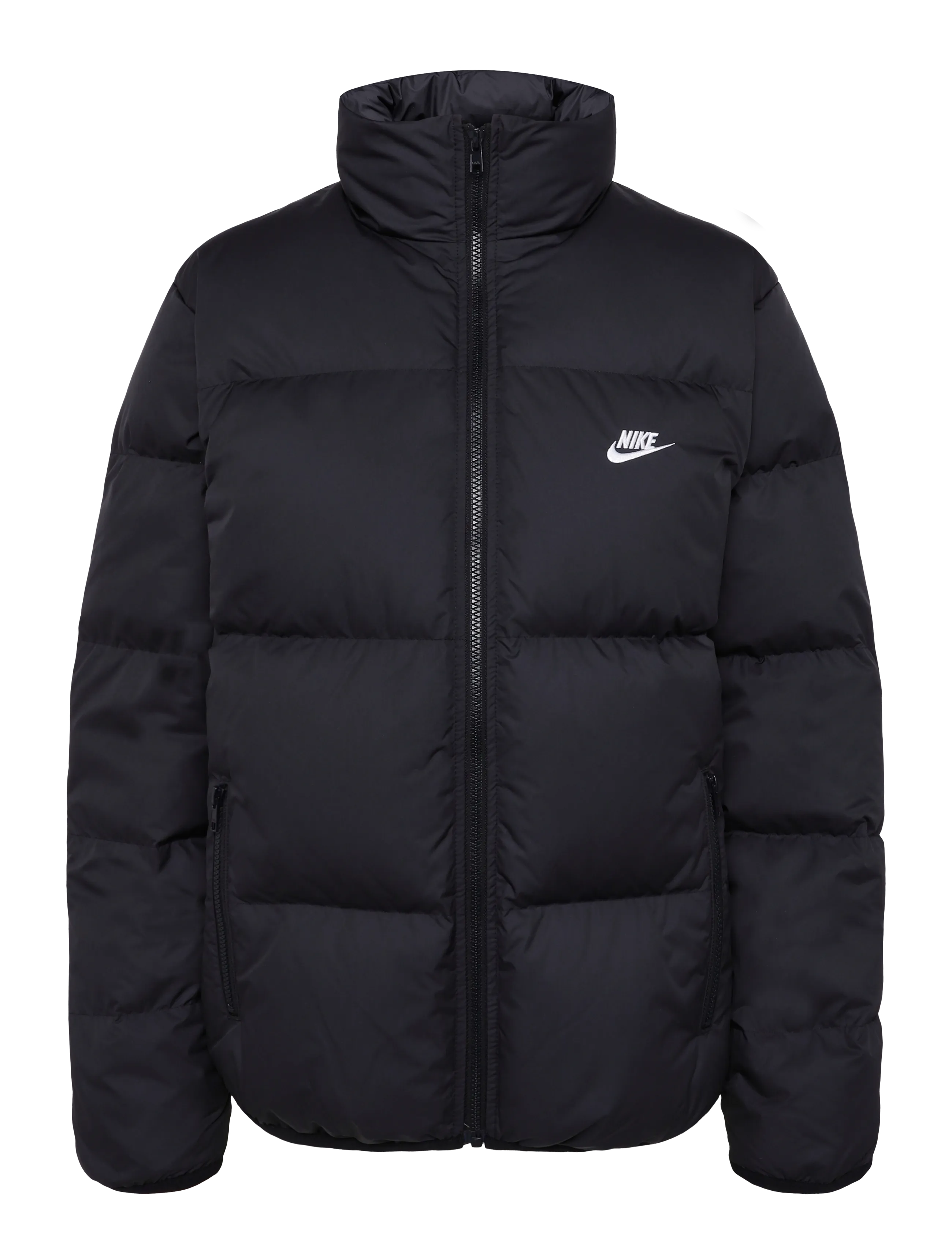 Nike M SF CLUB PUFFER JACKET 550 - Üleriided - BLACK/WHITE / black