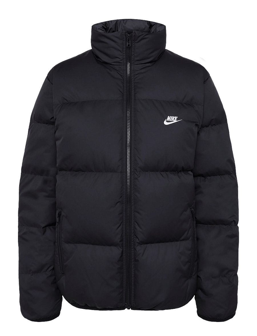 Nike - M SF CLUB PUFFER JACKET 550 - sulejoped ja voodriga joped - black/white - 0
