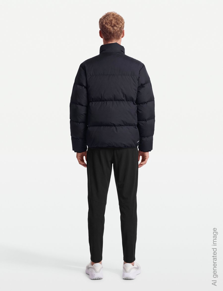 Nike - M NK TF CLUB PUFFER JACKET 650 - dúnjakkar - black/white - 4