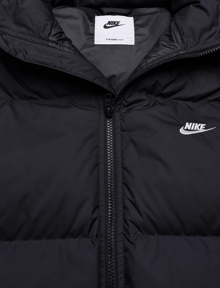 Nike - M SF CLUB PUFFER JACKET 550 - sulejoped ja voodriga joped - black/white - 2