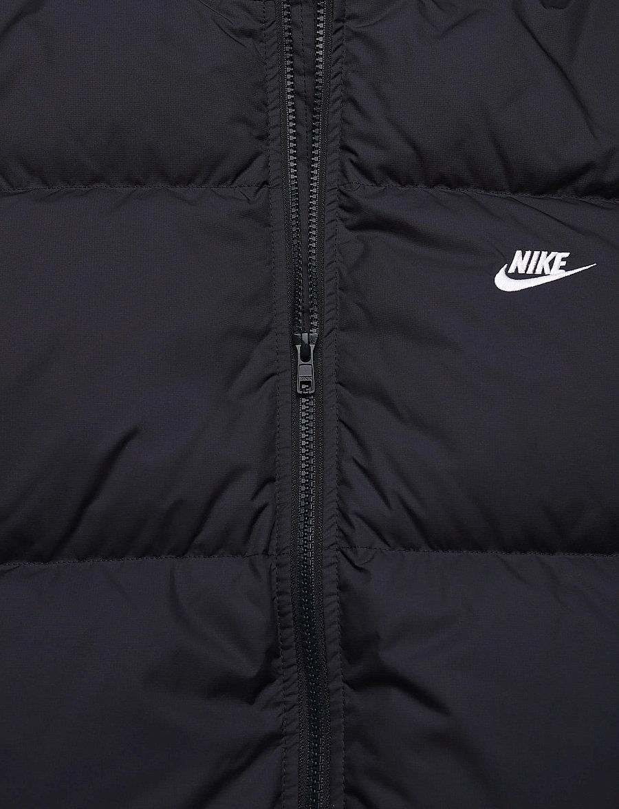 Nike - M SF CLUB PUFFER JACKET 550 - sulejoped ja voodriga joped - black/white - 4