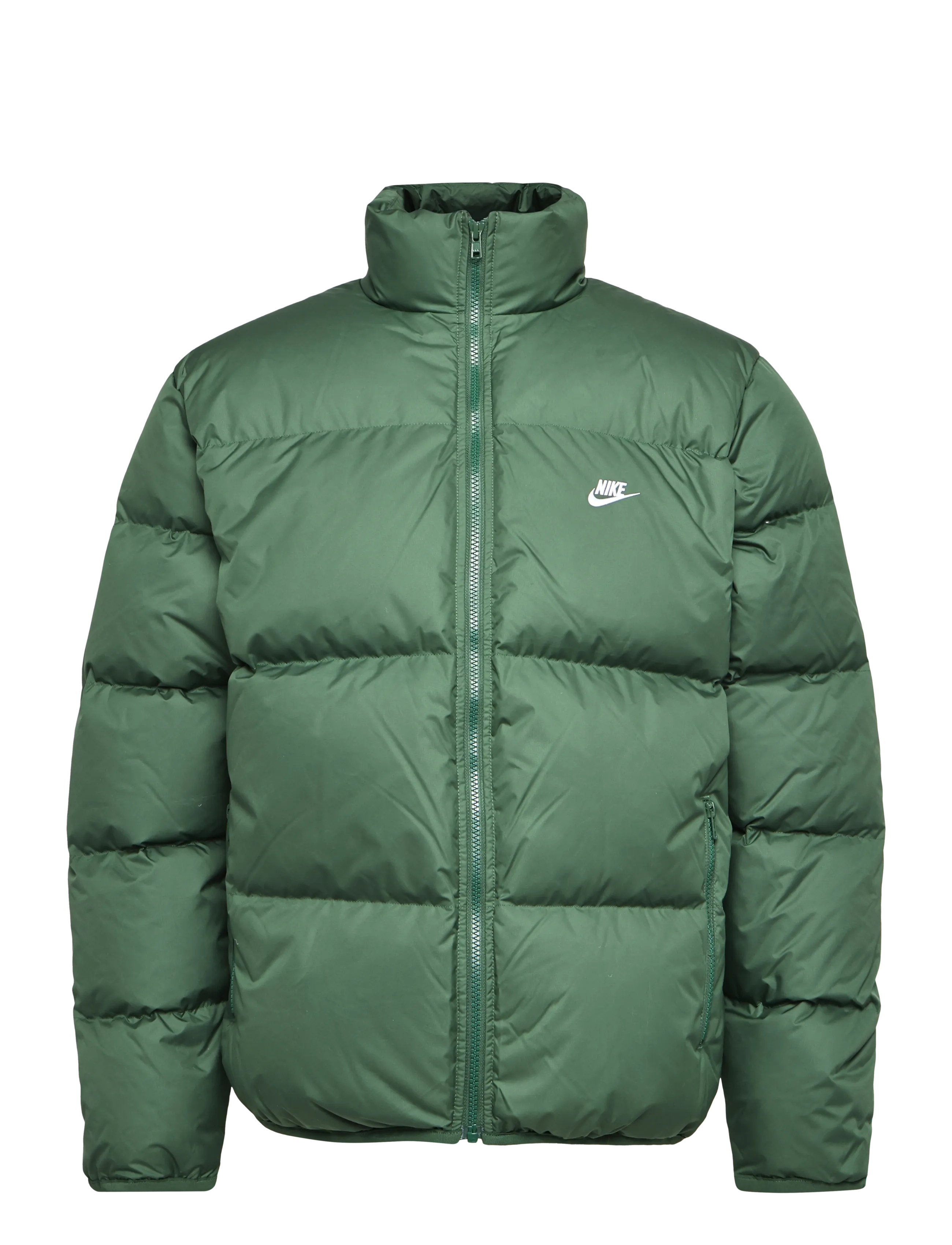 Nike M NK TF CLUB PUFFER JACKET 650 - Riided - FIR/WHITE / green