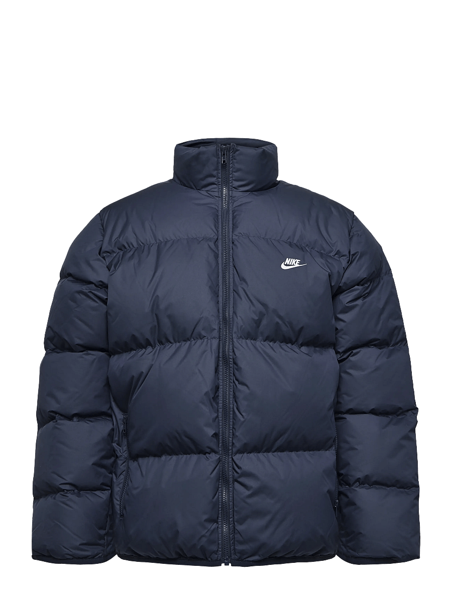 Nike - M NK TF CLUB PUFFER JACKET 650 - daunenjacken - obsidian/white - 0