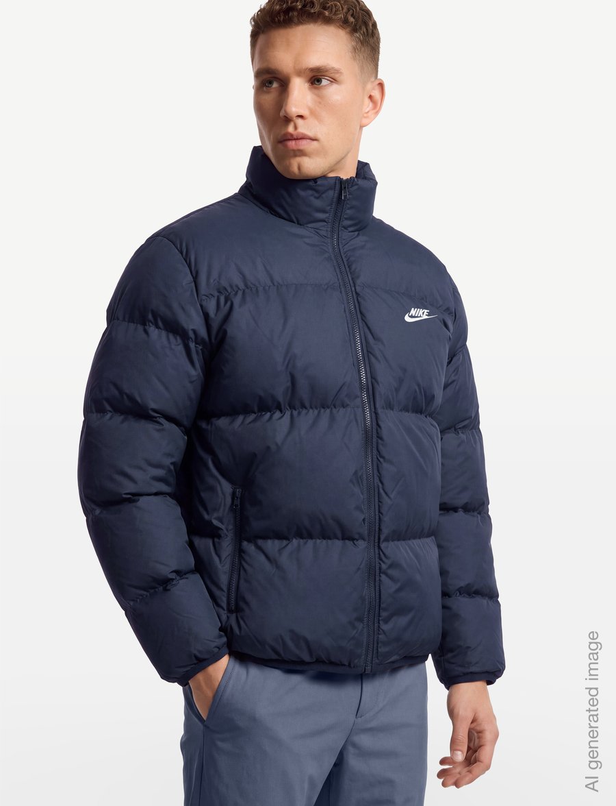 Nike - M NK TF CLUB PUFFER JACKET 650 - daunenjacken - obsidian/white - 3