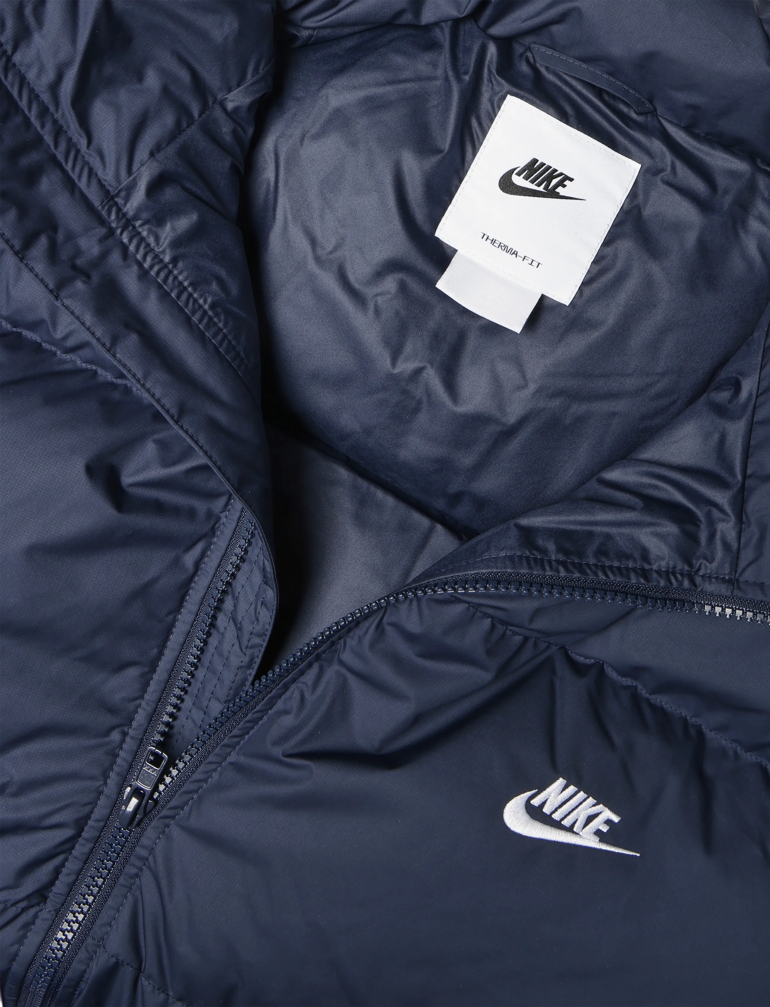 Nike - M NK TF CLUB PUFFER JACKET 650 - daunenjacken - obsidian/white - 2