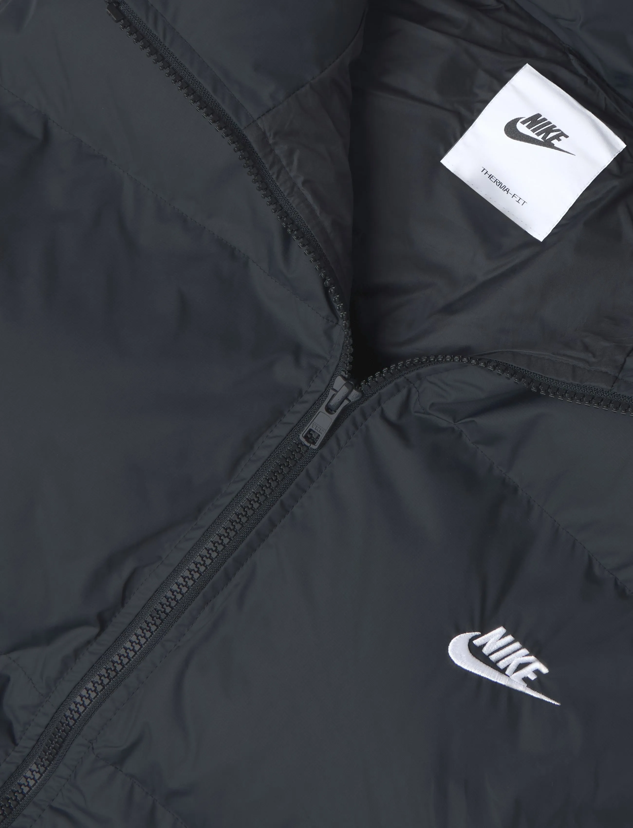 Nike - Nike Club Puffer Vest 550 - tøj - black/white - 2