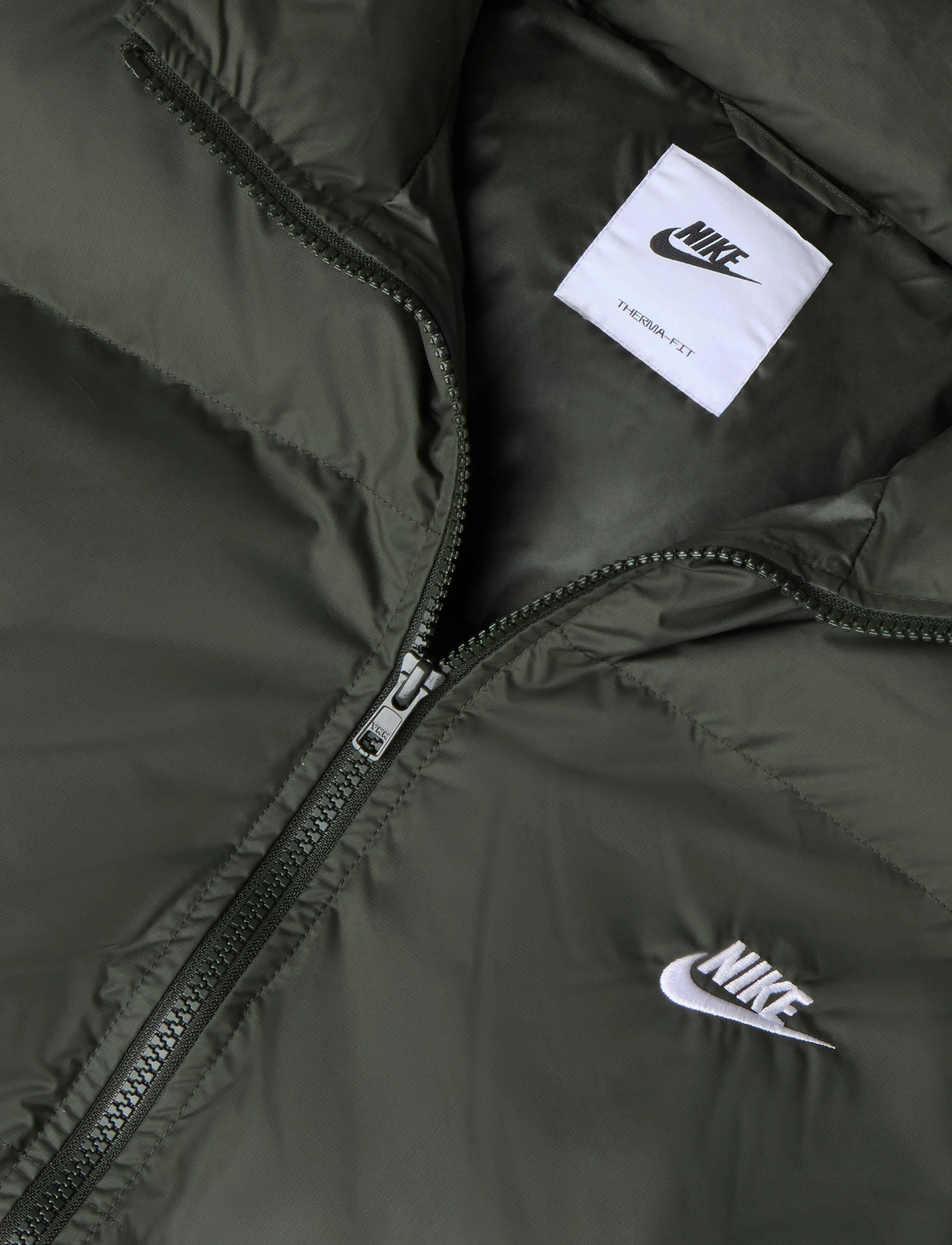 Nike - Nike Club Puffer Vest 550 - outdoor - sequoia/white - 2
