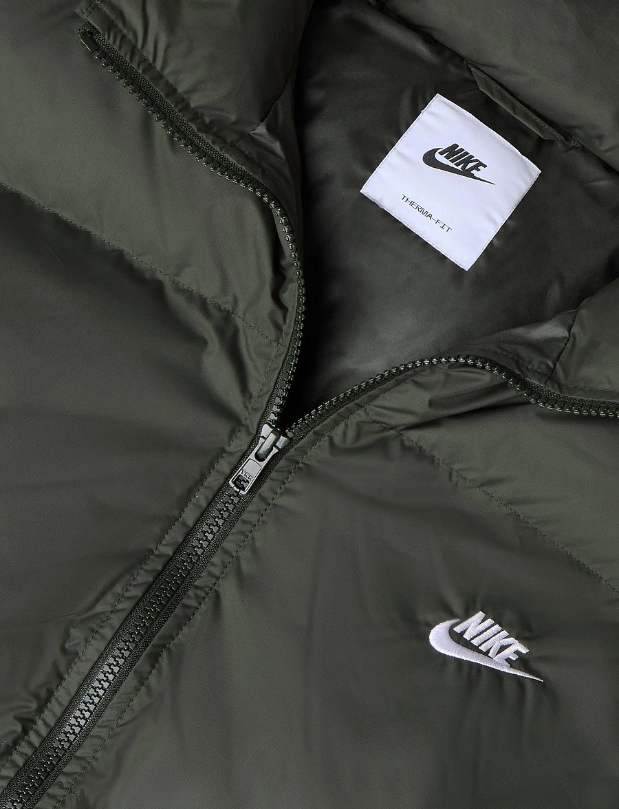 Nike - Nike Club Puffer Vest 550 - outdoor - sequoia/white - 2