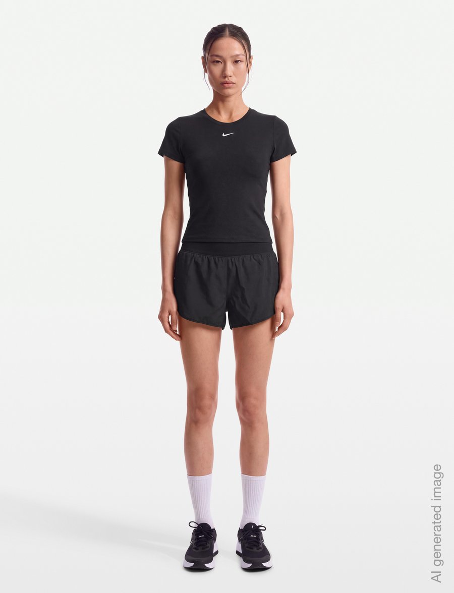 Nike - Nike Dri-Fit Victory Top - t-shirty - black/white - 0