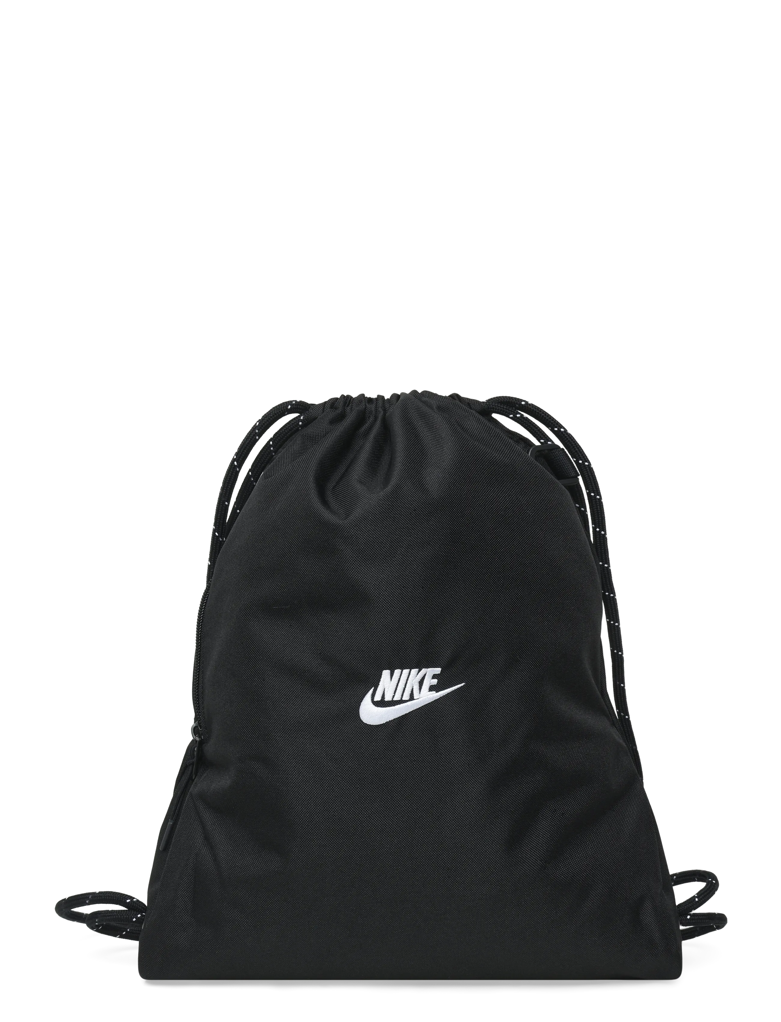Nike NK HERITAGE DRAWSTRING 2.0 - Taschen - BLACK/BLACK/WHITE / black