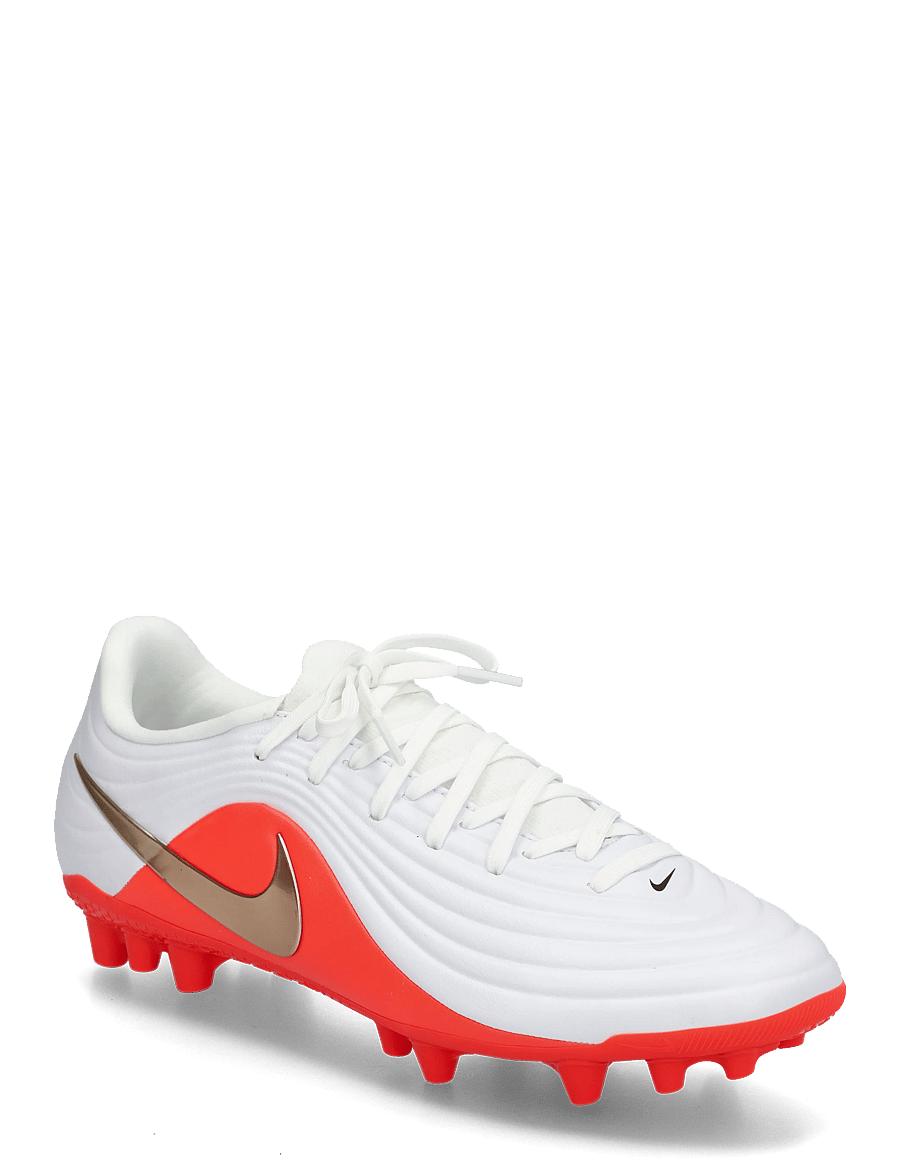 Nike - TIEMPO MAESTRO ACADEMY AG - fodboldstøvler - white/blur-bright crimson - 0
