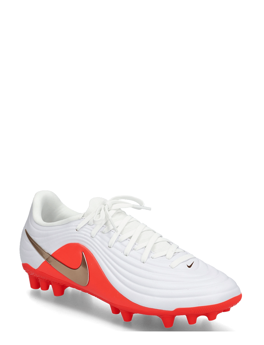 Nike - TIEMPO MAESTRO ACADEMY AG - fotbollsskor - white/blur-bright crimson - 0