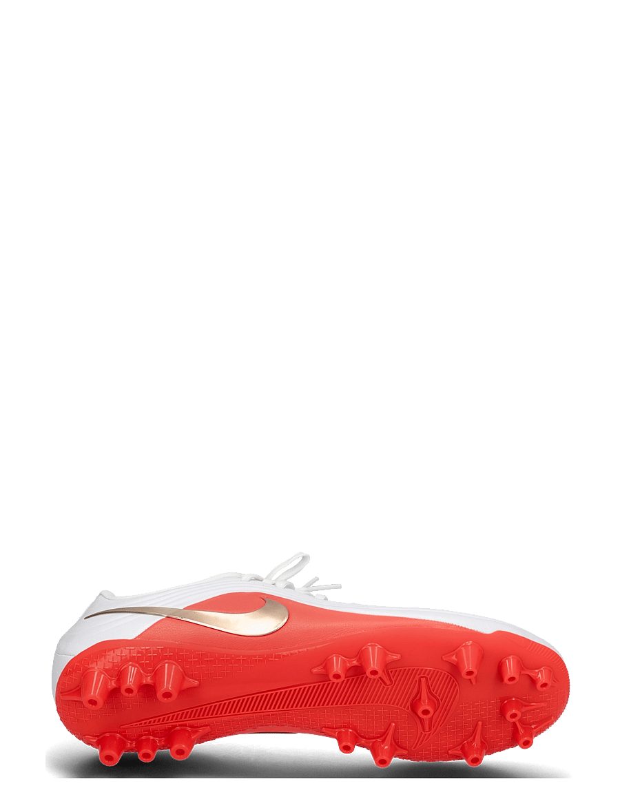 Nike - TIEMPO MAESTRO ACADEMY AG - fotbollsskor - white/blur-bright crimson - 4