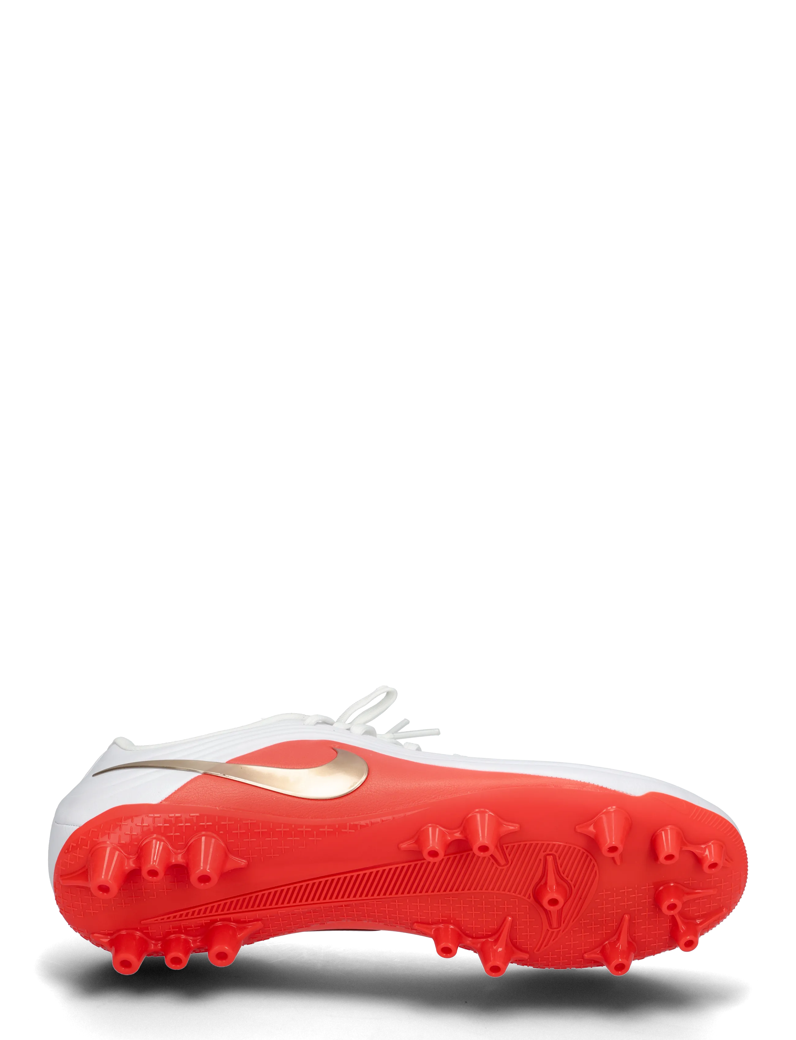 Nike - TIEMPO MAESTRO ACADEMY AG - fodboldstøvler - white/blur-bright crimson - 4