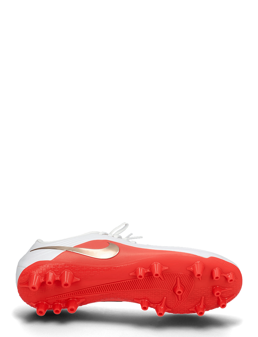 Nike - TIEMPO MAESTRO ACADEMY AG - fodboldstøvler - white/blur-bright crimson - 4