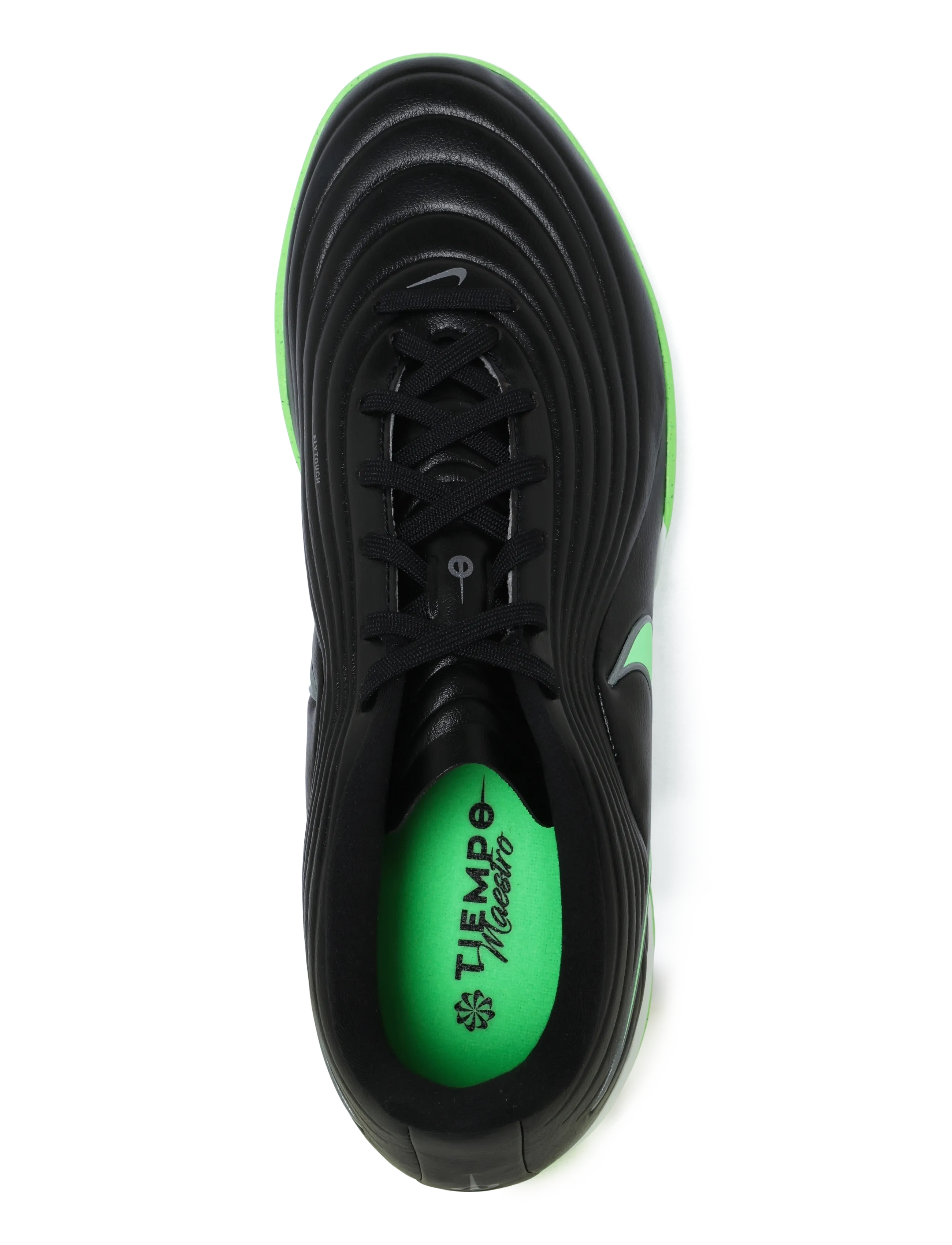 Nike - TIEMPO MAESTRO ACADEMY TF - football boots - black/illusion green-black - 3