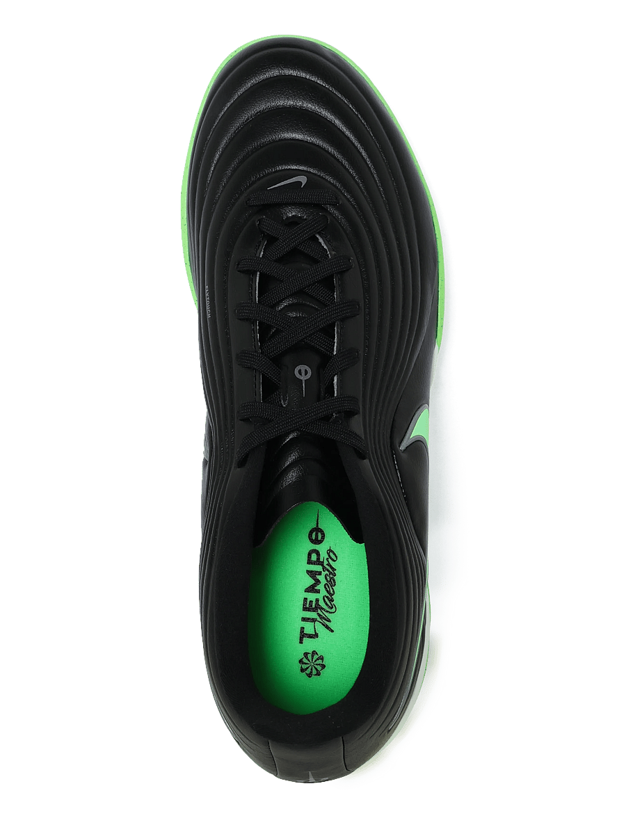 Nike - TIEMPO MAESTRO ACADEMY TF - football boots - black/illusion green-black - 3