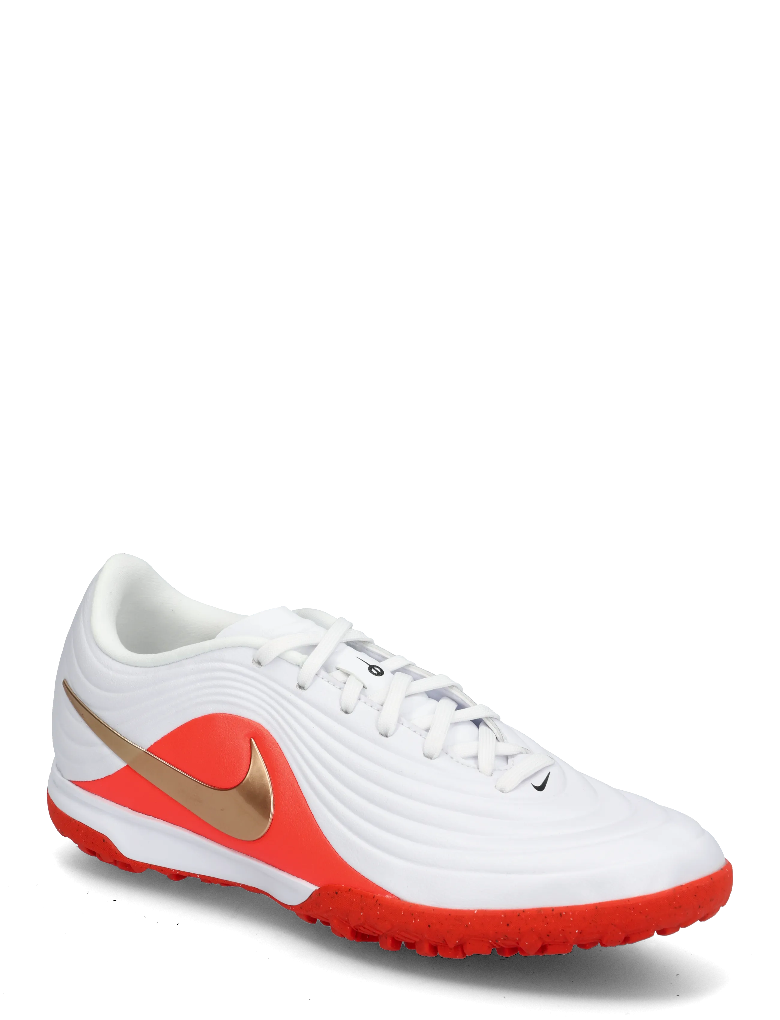 Nike TIEMPO MAESTRO ACADEMY TF - Vis alt - WHITE/BLUR-BRIGHT CRIMSON / white
