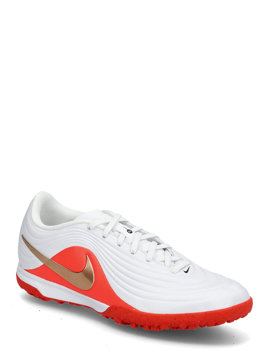 Nike - TIEMPO MAESTRO ACADEMY TF - fodboldstøvler - white/blur-bright crimson - 0