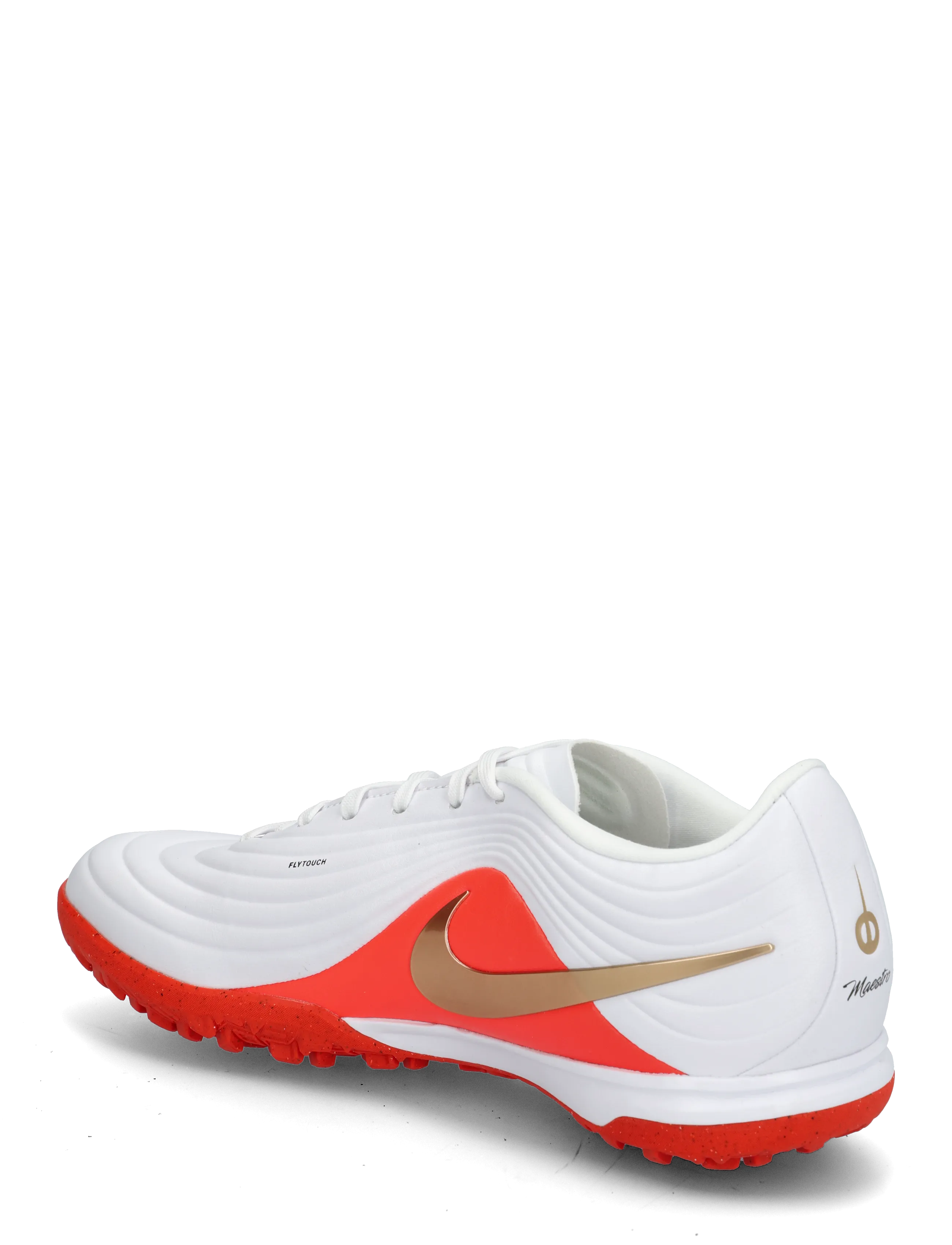 Nike - TIEMPO MAESTRO ACADEMY TF - fodboldstøvler - white/blur-bright crimson - 1