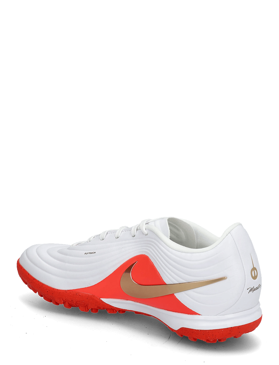Nike - TIEMPO MAESTRO ACADEMY TF - fodboldstøvler - white/blur-bright crimson - 1