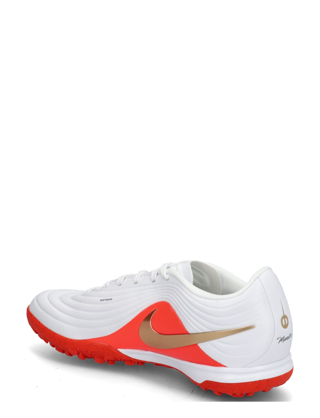 Nike - TIEMPO MAESTRO ACADEMY TF - football boots - white/blur-bright crimson - 1
