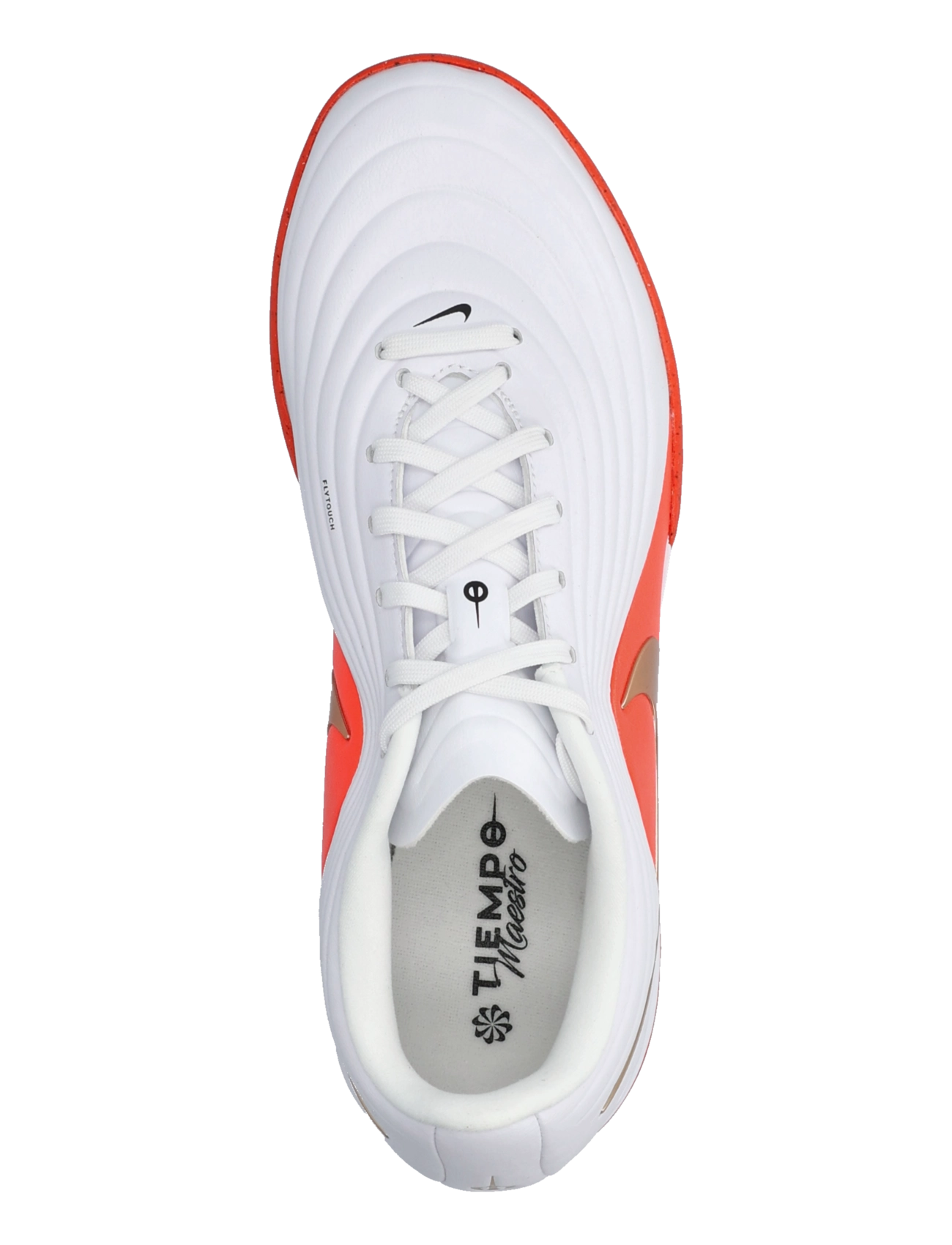Nike - TIEMPO MAESTRO ACADEMY TF - football boots - white/blur-bright crimson - 3
