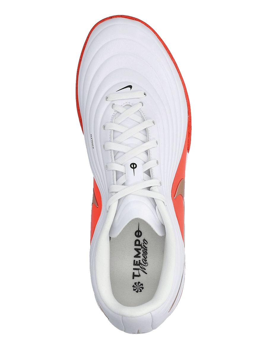 Nike - TIEMPO MAESTRO ACADEMY TF - football boots - white/blur-bright crimson - 3