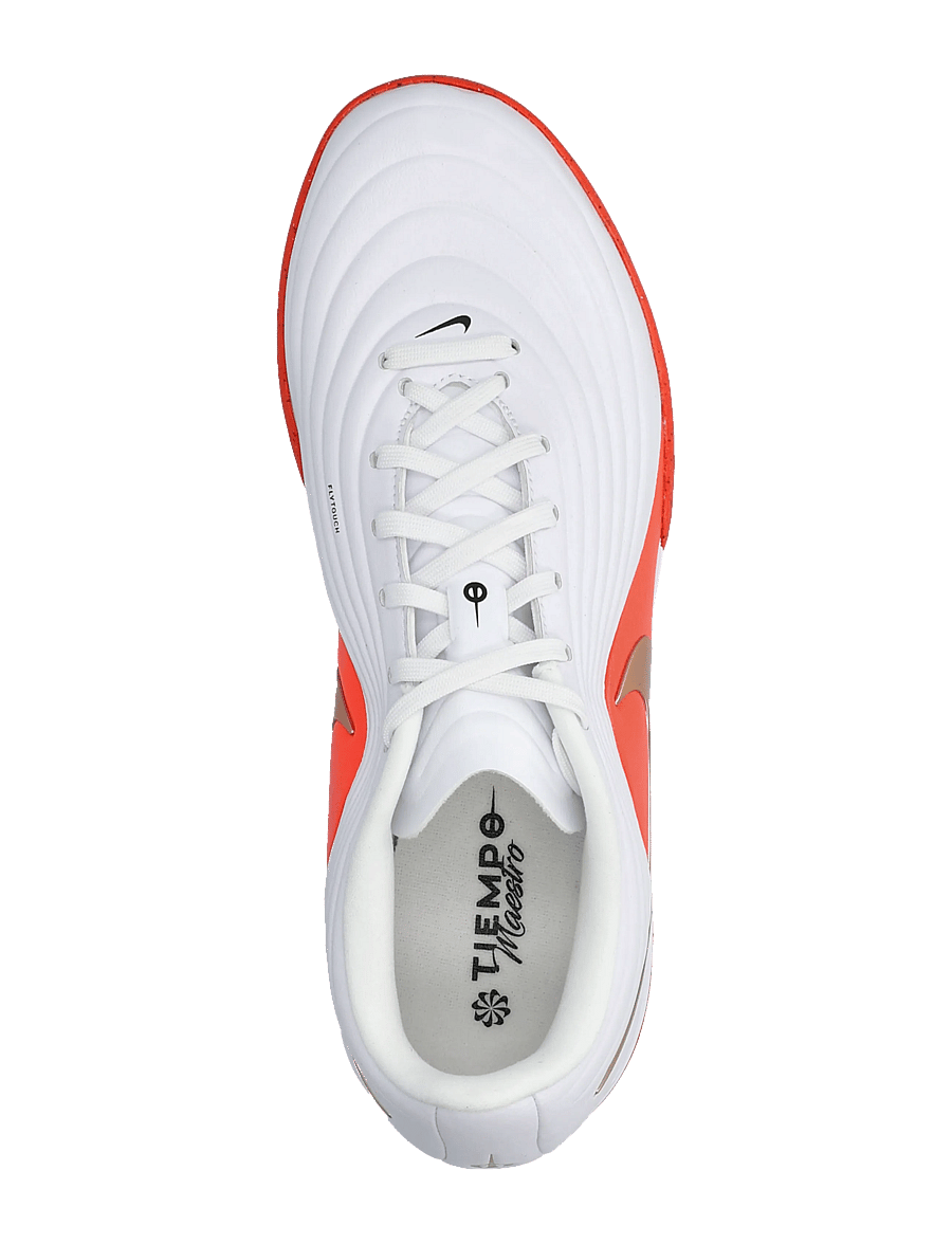 Nike - TIEMPO MAESTRO ACADEMY TF - fodboldstøvler - white/blur-bright crimson - 3