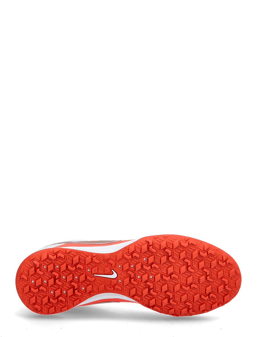 Nike - TIEMPO MAESTRO ACADEMY TF - fodboldstøvler - white/blur-bright crimson - 4