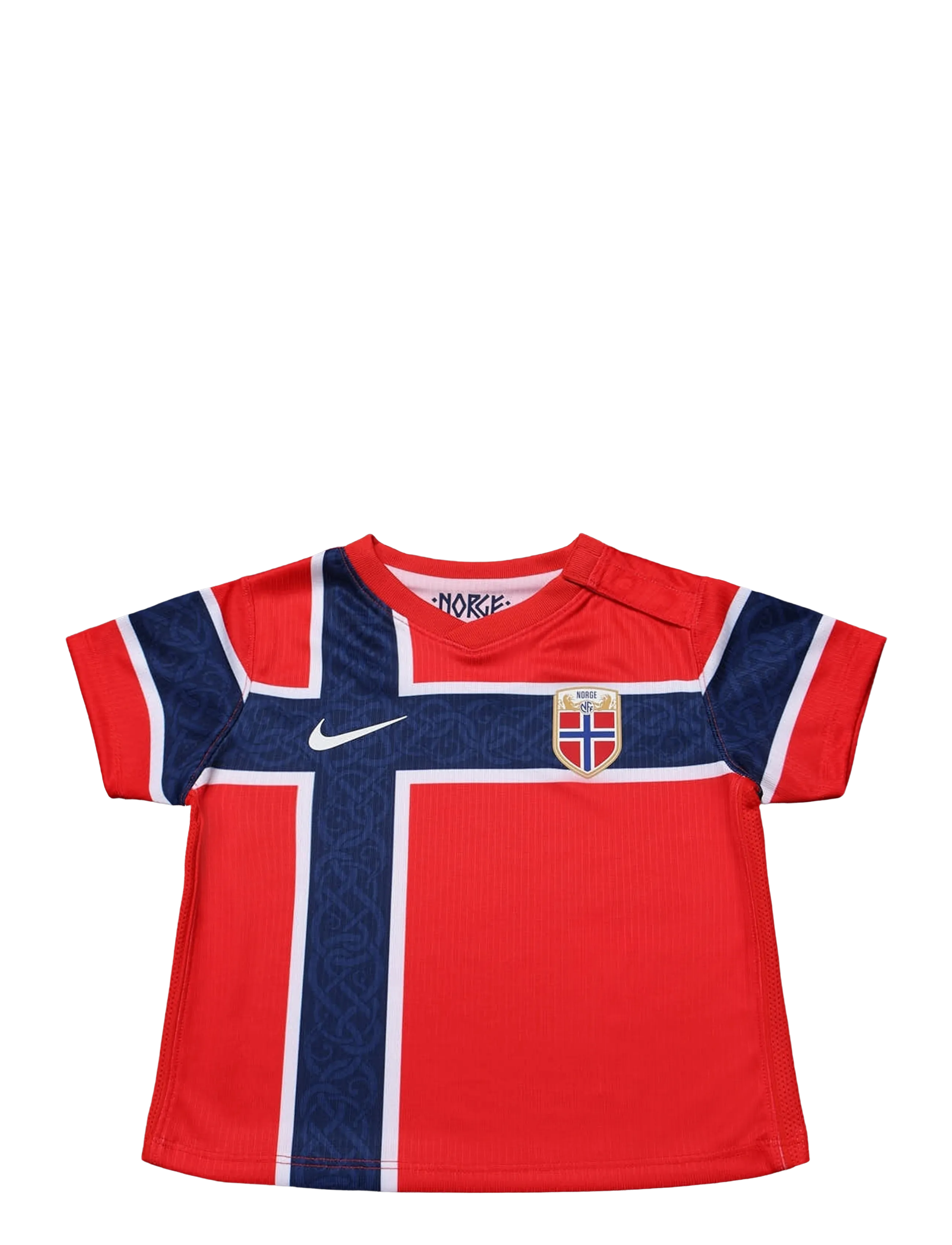 Nike - Norway National Team 2026 Stadium Home Baby - sæt med kortærmet t-shirt - chile red/chile red/white - 1