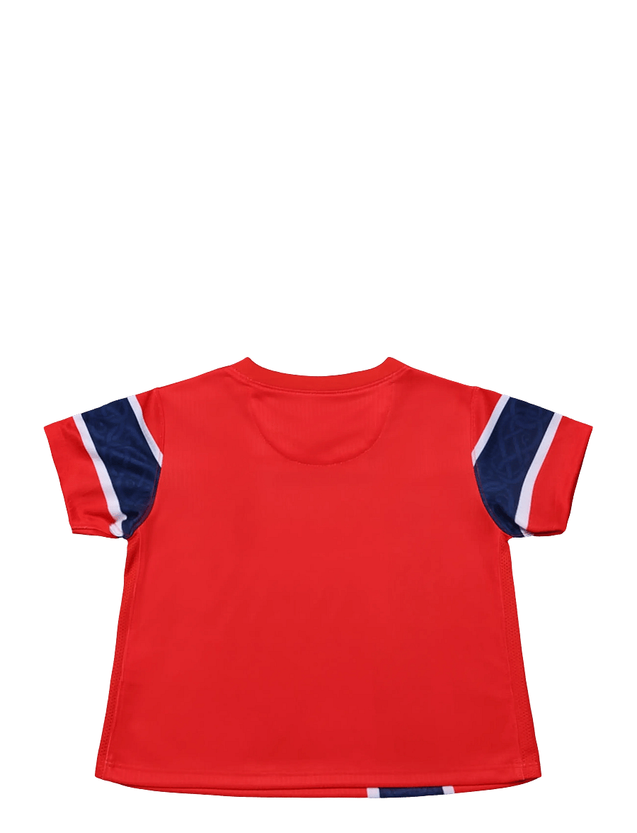 Nike - Norway National Team 2026 Stadium Home Baby - sets mit kurzärmeligem t-shirt - chile red/chile red/white - 3
