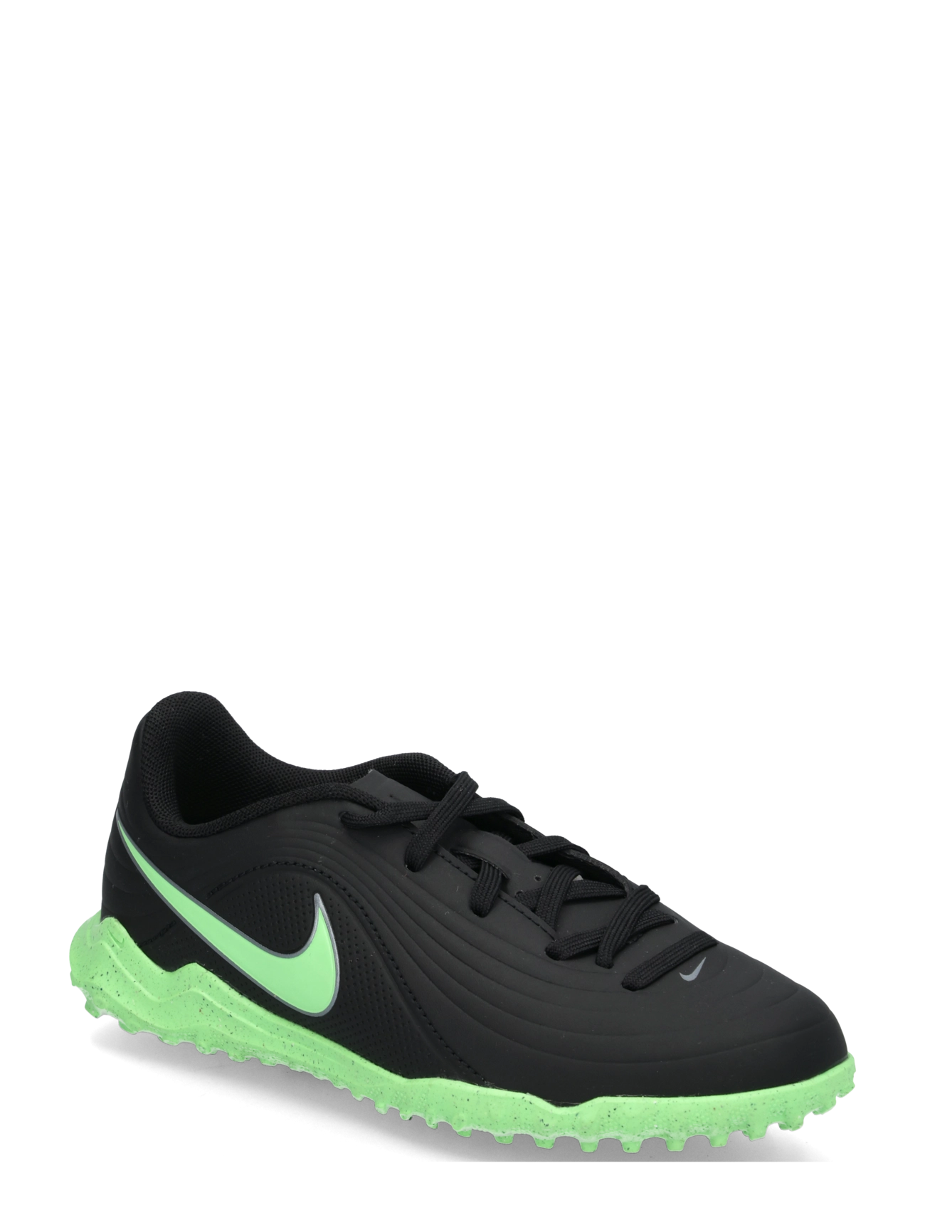 Nike JR TIEMPO MAESTRO CLUB TF - Fußballschuhe - BLACK/ILLUSION GREEN-BLACK / black