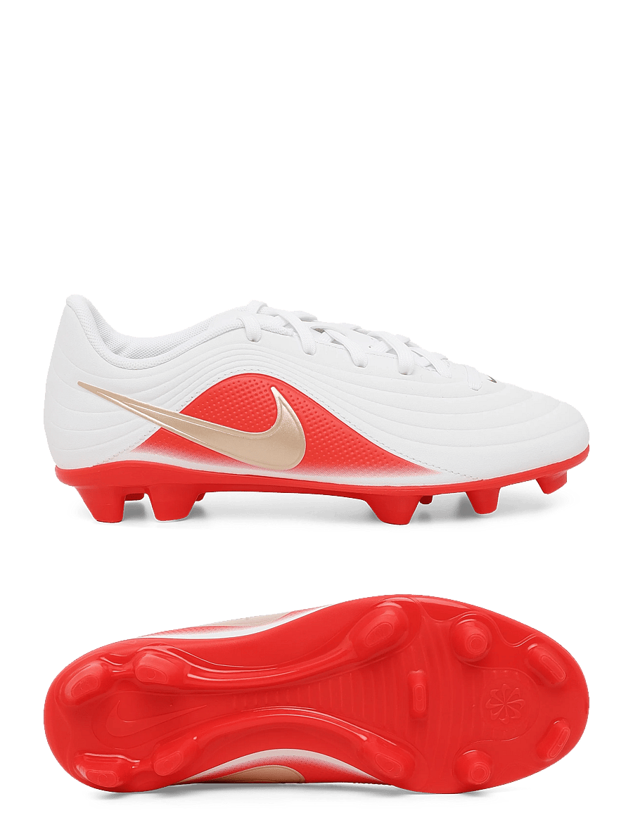 Nike - JR TIEMPO MAESTRO CLUB FG/MG - fußballstiefel - white/blur-bright crimson - 0