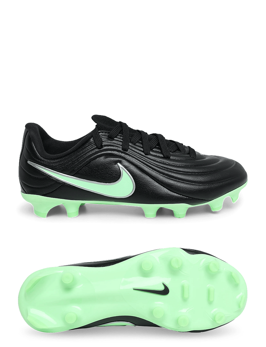 Nike - JR TIEMPO MAESTRO ACADEMY FGMG - jalgpalli puutsad - black/illusion green-black - 0