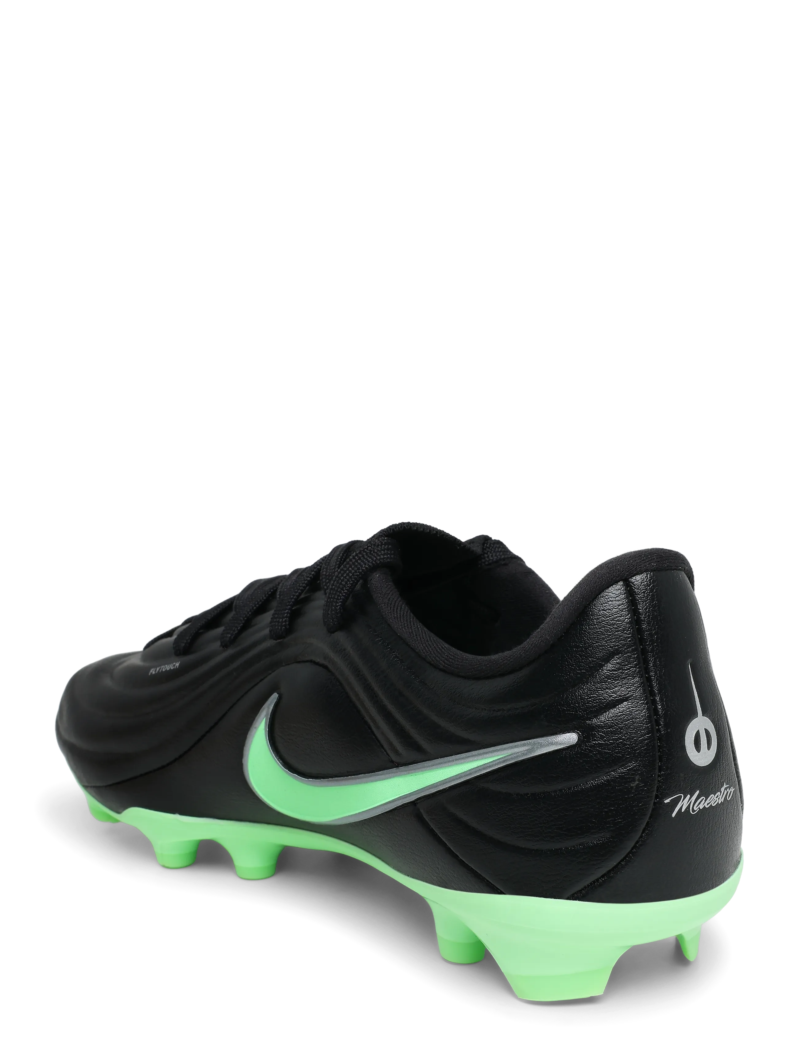 Nike - JR TIEMPO MAESTRO ACADEMY FGMG - jalgpalli puutsad - black/illusion green-black - 2